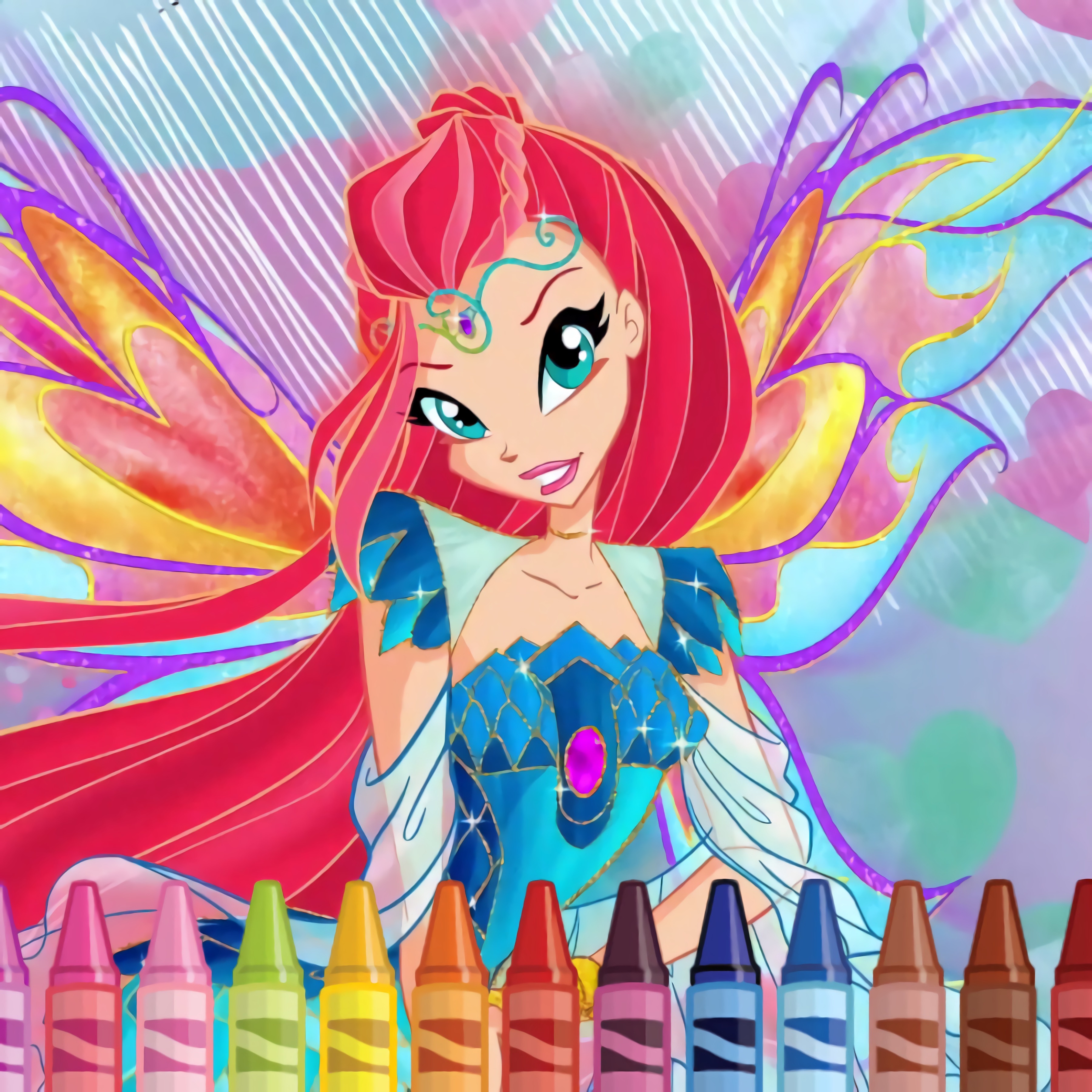 Free coloring pages Winx-club - Winx Club